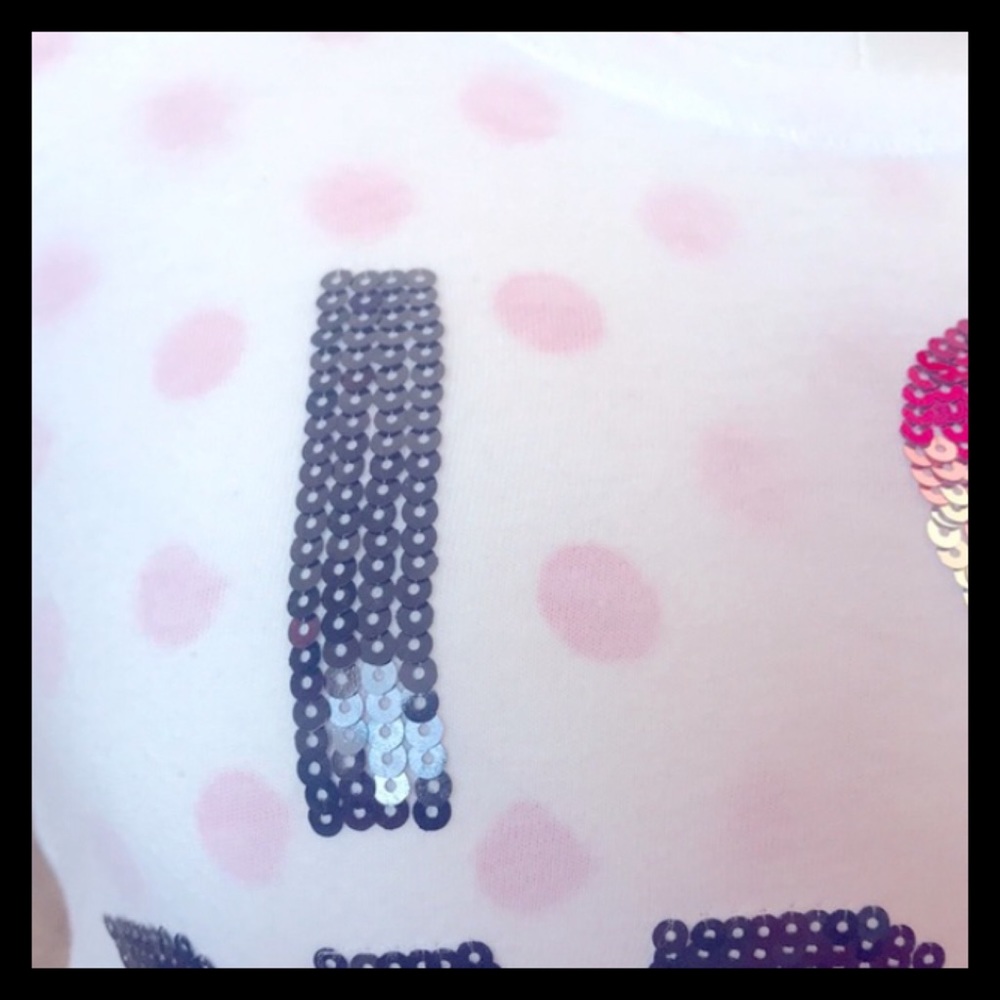 💕✨ⓅⒾⓃⓀ ⓋⓈ VINTAGE Bling “I💖PARTIES” Tee✨💕 - Picture 7 of 13